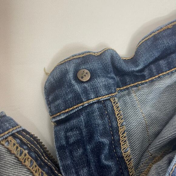 Lucky Brand Easy Rider Blue Jeans Size 10/30 Ankle **FLAW** - Picture 6 of 11